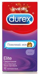 Презервативы Durex Elite Emoji, презерватив, гладкие, сверхтонкие, 12 шт.